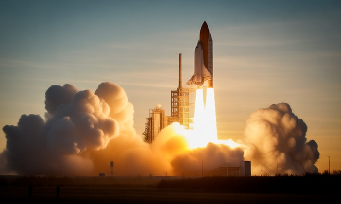 Кадр AI-видео с космической сценой